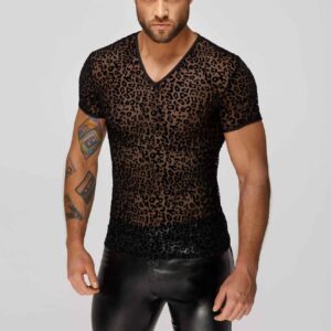25407-H071_Leopard_flock_v-neck_t-shirt_0_sex_shop_cyprus_limassol